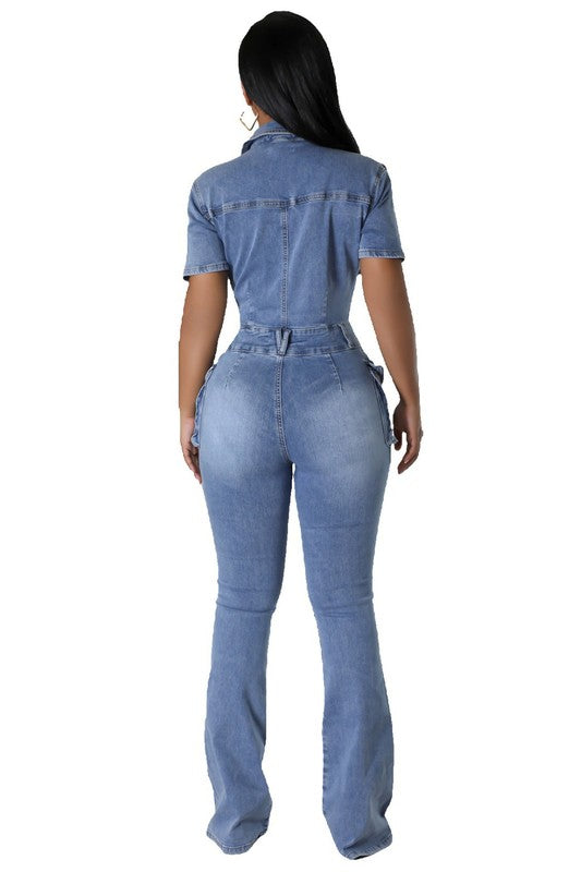 Denim Jumpsuit (Online Only)