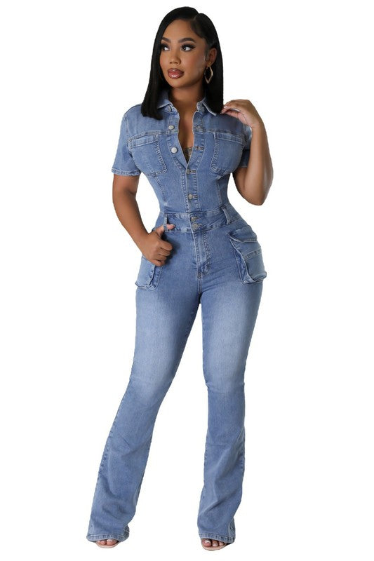 Denim Jumpsuit (Online Only)