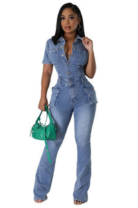 Denim Jumpsuit (Online Only)